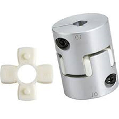 1101217 | CP-127-127-30-034-J-PU92C (Each) --- Spider Type C Complete Couplings - 12.7x12.7x30 mm - Aluminium with 92 Duro White Spider Coupling