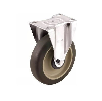 1179066 | RWC-R3711 (PK-2) --- Plate Castors - Wheel diameter 75 Rigid 50 mm - Inst Rubber Castor