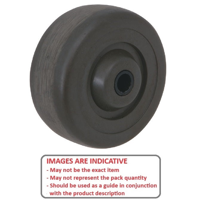 1179962 | NFC42021RS (Each) --- Wheels Only Castors - 76.2 x 31.75 mm Hard - - - Rokite Castor