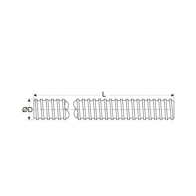 1120324 | TBS32RS (Each) --- Ground Lengths Ballscrew - 19.05x5.08x609.6 mm Thomson Saginaw