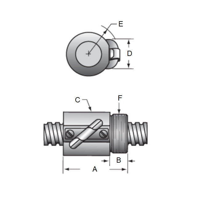 1119564 | AR-315RS (Each) --- Ball Circle Diameter 19.05 - 5.08 - 47.625
