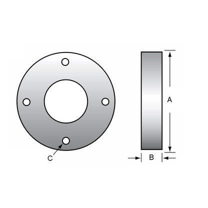 1233039 | TBS156RS (Each) --- Accessories Ballscrew - Type Flange 16.03 - 5.08 Thomson Saginaw