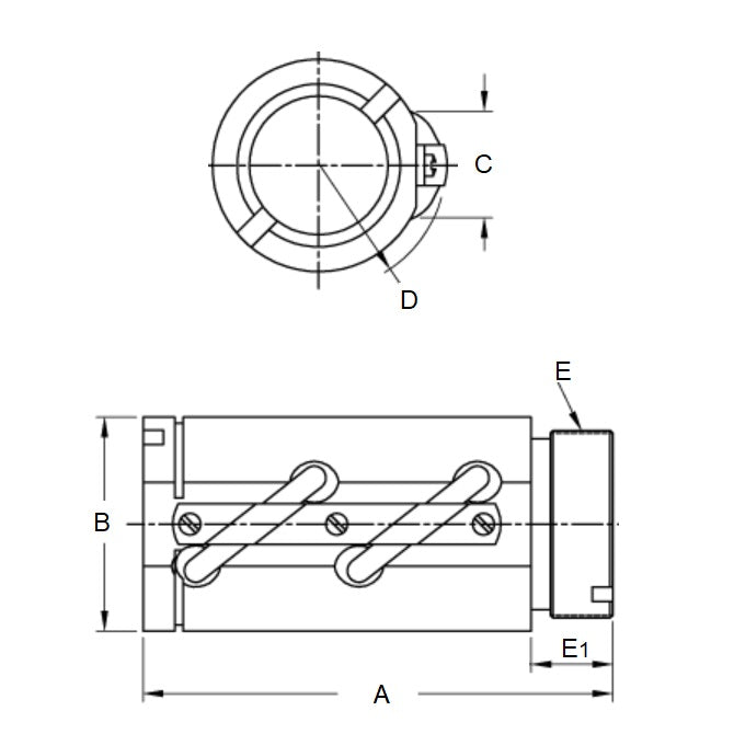 1233503 | TBS439RS (Each) --- Nuts Ballscrew - Type Non-Preloaded - Round 38.1 - 6.35 Thomson Saginaw