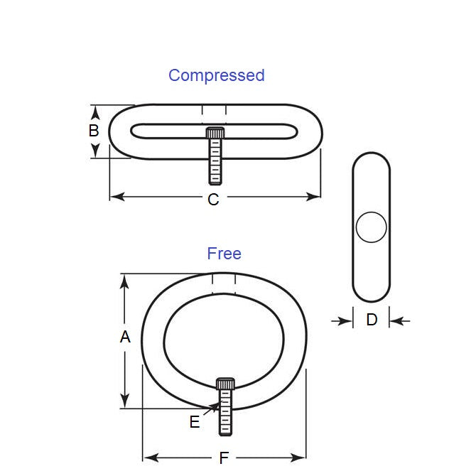 1224013 | GBR-3RS (Each) --- Elastomer Bumpers - 450 N - 37.3x42.7 mm Radial - Elastomer Bumper