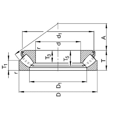 1140101 | IR-0286-0349-0193 (Each) --- Needle Roller Inner Rings Bearings - 28.575x34.925x19.3 mm - Chrome Steel Inner Ring