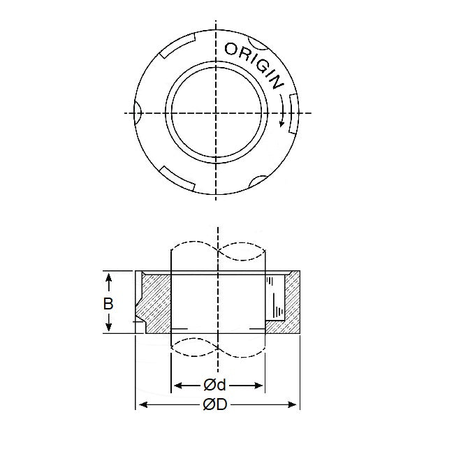 1091206 | OW-0100-0200-0110-BND (Each) --- One Way Bearings - 10x20x11 mm Sprag - Chrome Steel Bearing