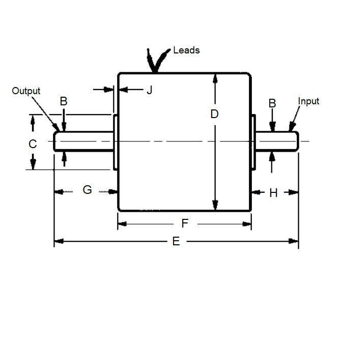 1224307 | CMP24-0951-0724-129 (Each) --- Magnetic Particle 24VDC Clutches - 461 to 17295 g.cm 9.512x128.778 mm