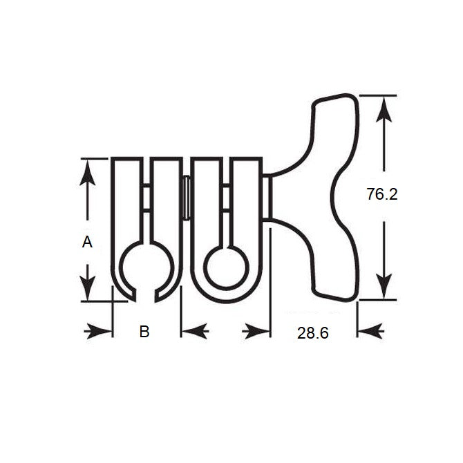 1135594 | SJ-17SRS (Each) --- Swivel Joints - 25.4x25.4x63.5 mm Split Type