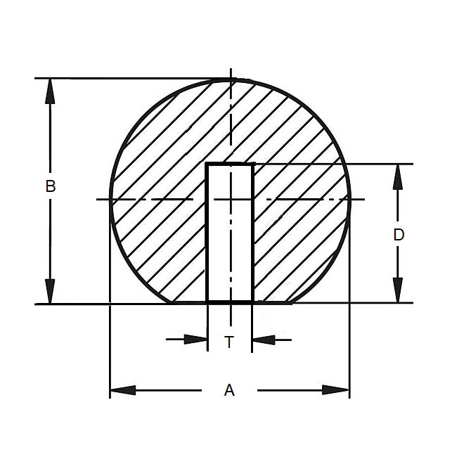 1112937 | KF159-044-KOPH (Each) --- Ball Knobs - 15.88 mm Knock On 44.45 mm - - Knock On Phenolic - Phenolic Knob