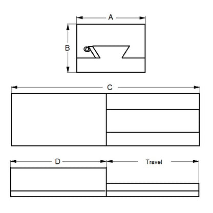 1152299 | DV130RS (Each) --- Dovetail Slides - 38.1 mm - 25.4 - 127