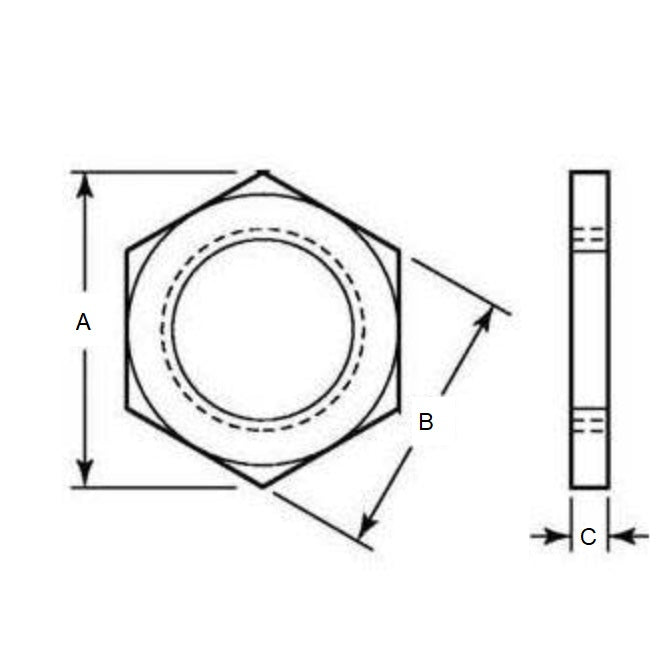 1039358 | ACE29RS (Each) --- Accessories Shock Absorbers - 2.1/2-12 76.2x9.4 mm Lock Nuts