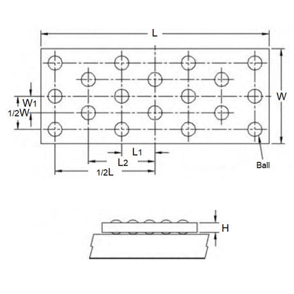 1224213 | BBP3RS (Each) --- Ball Parallels - 457.2x63.5x6.35 mm