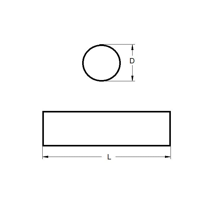 1074320 | RLR-0650-0650-ST-F (PK-200) --- Steel Rollers - 6.5x6.5 mm - 63 - 66 - Chrome Steel SAE 52100 Roller