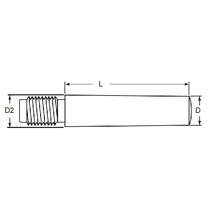 1072511 | TP-064-0318-S4-EE (PK-5) --- Taper Imperial Pins - 6.35x31.75x5.64 mm Extractable - Stainless Steel 304 Similar to A2, 18-8 HRB80 Pin