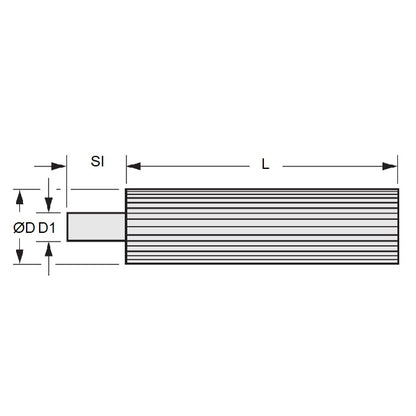 1173084 | P-MXL-064-200A (Each) --- Inch Timing Stock Pulleys - 64 tooth - 200x41.4 mm 2.032mm Pitch MXL Aluminium - Aluminium Pulley