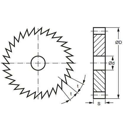 1084346 | RT-050-1500-200-500-H (Each) --- Ratchets Ratchets and Pawls - Pitch 9.42 CP - 50 tooth - 150 mm Without Hub - Black Oxide Steel Ratchet