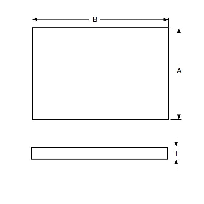1000549 | SHM-0076-0300-0762-BR (Each) --- Brass Shim and Foil - 0.076x300x762 mm - Brass Commercial