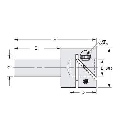 1101029 | SE127-095-254-F3 (Each) --- Shaft Extenders - 12.7x9.525x25.4 mm - Stainless Steel 303/304 Similar to A2, 18-8 HRB80 Extender