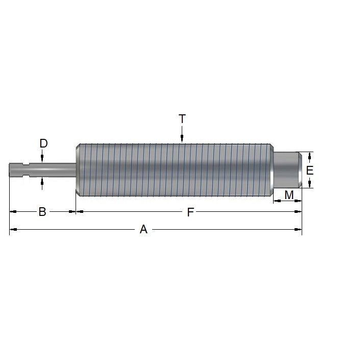 1083174 | ACE1030M1RS (Each) --- Self-Compensating Shock Absorbers - 8.1 mm M8x1.0 - 54.00 / 34.30