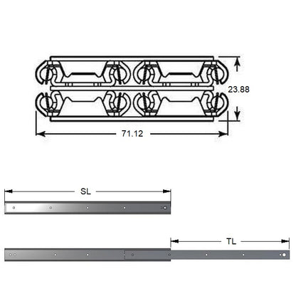 1225141 | SUG-290RS (Each) --- 711.2x725.42 mm - 181.437 kg