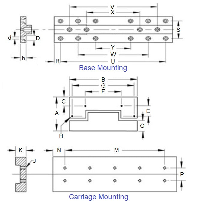 1198828 | DT-339RS (Each) --- Cross Roller Slide Tables Standard Linear - 129.997 mm - 868 Kg - 210.007 mm - Steel