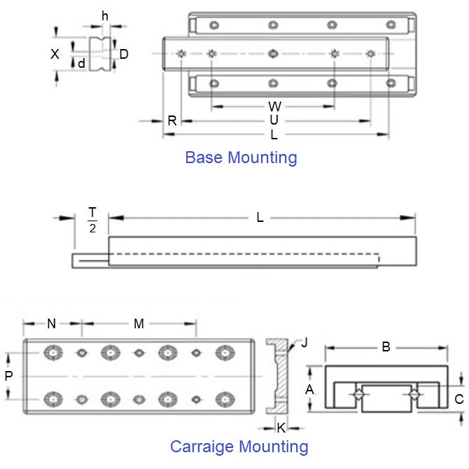 1179579 | DT-418RS (Each) --- Cross Roller Slide Tables Low Profile Linear - 75.006 mm - 274.423 Kg - 129.997 mm - Aluminium