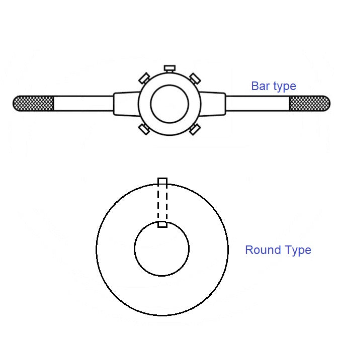 1113387 | DH-160-BAR (PK-2) --- Button Die Holders Tools - 16 mm Bar