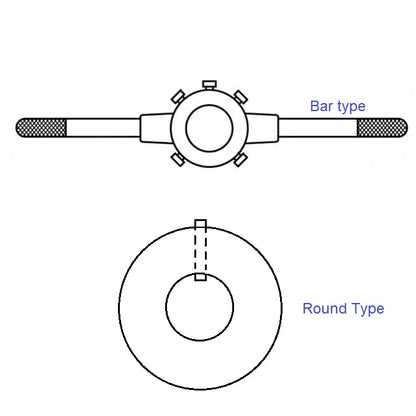 1113387 | DH-160-BAR (PK-2) --- Button Die Holders Tools - 16 mm Bar