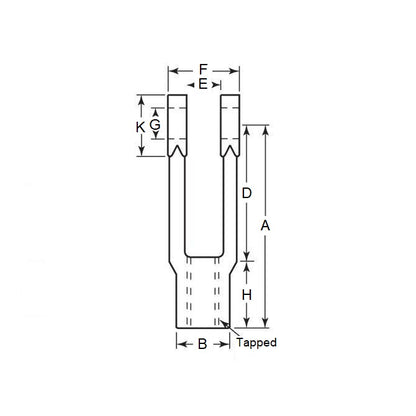 1192379 | YE-6BRS (Each) --- Threaded Yoke Ends - 106.36x20.64x14.29 mm - Steel