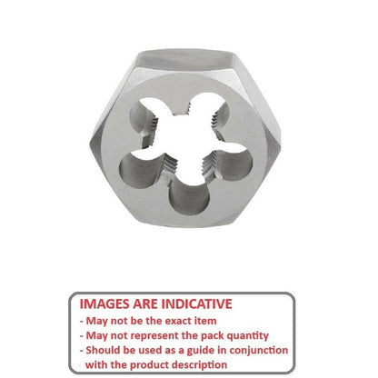 1074484 | DNT-070M (Each) --- Threading Tools - M7 - 7x1mm - 1.000 mm / 25.4 TPI - Nut Die Nuts - Carbon Steel Die Nut