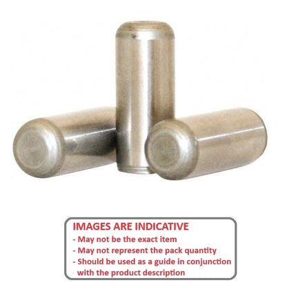 1036628 | DP016-013-303-1 (PK-500) --- Dowel Pins - 1.588x12.7 Standard - Stainless Steel 303/304 Similar to A2, 18-8 HRB80 Pin