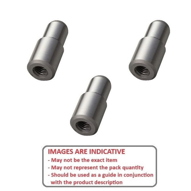 1104906 | DPS130-045-CH-1-E (Each) --- Dowel Pins - 13x45 Stepped - Carbon Steel Pin
