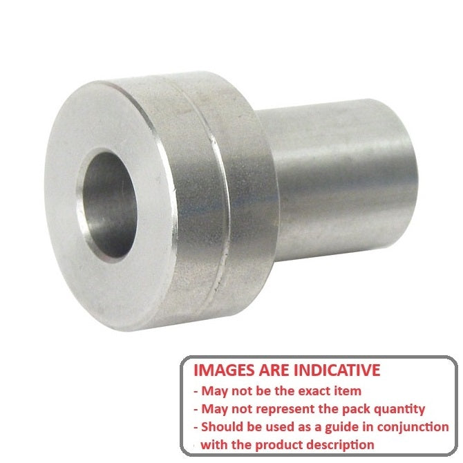1034701 | DVAB1-ST-040-303 (Each) --- Adaptor Bushings Dual Vee - Bushing Size 1 - 14x6.22 mm - Stainless Steel 303 Similar to A2, 304, 18-8