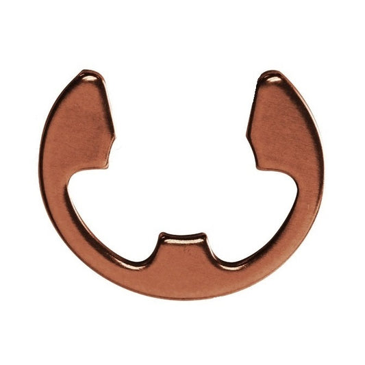 E-Clips Retaining Rings - 1.59x1.32x0.25 mm - Beryllium Copper