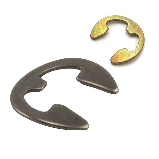 E-Clips Retaining Rings - 18.9x15.88x1.27 mm - Carbon Steel