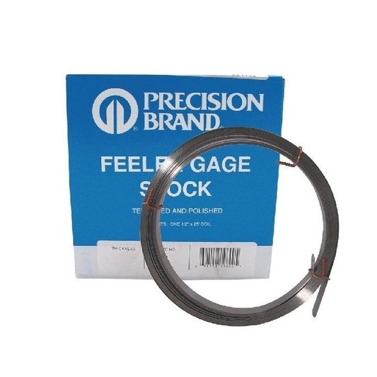 Stainless Feeler Gauge Stock - 0.635x12.7x7620 mm - Stainless Steel