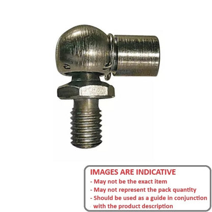1233056 | GAS30RS (Each) --- Assembly End Fittings Gas Springs - Type Steel Ball Joint 18.03 mm - M6 x 1.0 - Steel Gas Spring