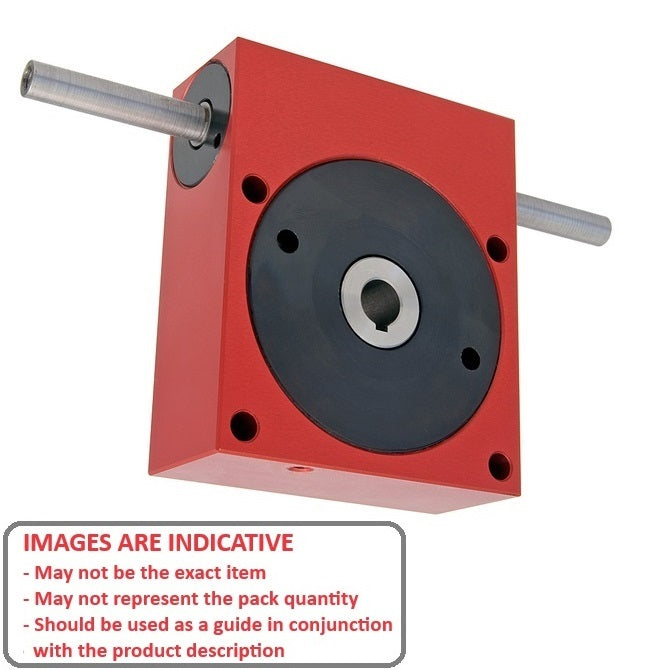 1097950 | P45-12 (Each) --- Cross Axis Gearboxes - Ratio 12 to 1 21°20 min 5 110 x 95 x 38mm - Steel Gearbox