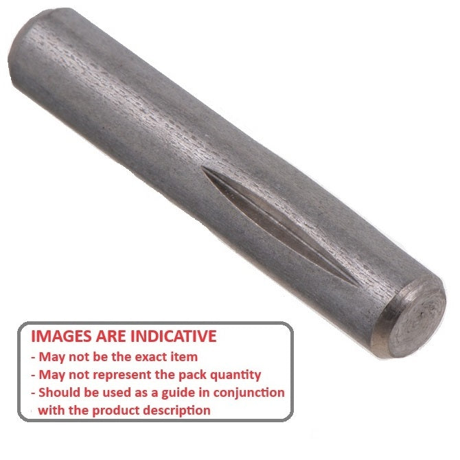 1047187 | GPT-0318-1270-3 (PK-50) --- Groove Pins - 3.175x12.7 - 3.328 / 3.378 - Stainless Steel 303/304 Similar to A2, 18-8 HRB80 Pin