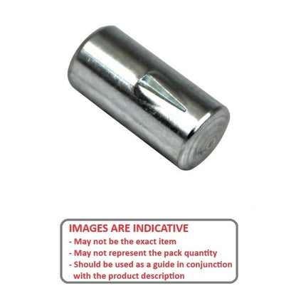 1056758 | GP4-0476-1905-Z (PK-6) --- Groove Pins - 4.762x19.05x5.03 mm - Zinc Plated Steel Pin