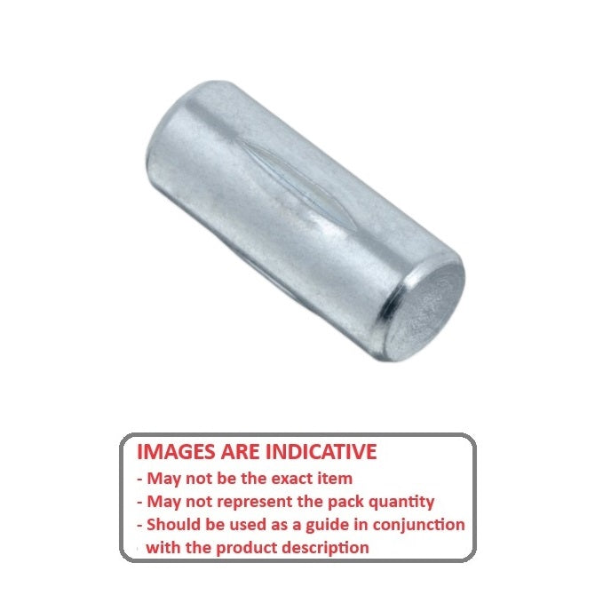 1072701 | GPE-0635-3810-Z (Each) --- Groove Pins - 6.35x38.1 - - - Carbon Steel - Low Carbon Zinc Plated Pin