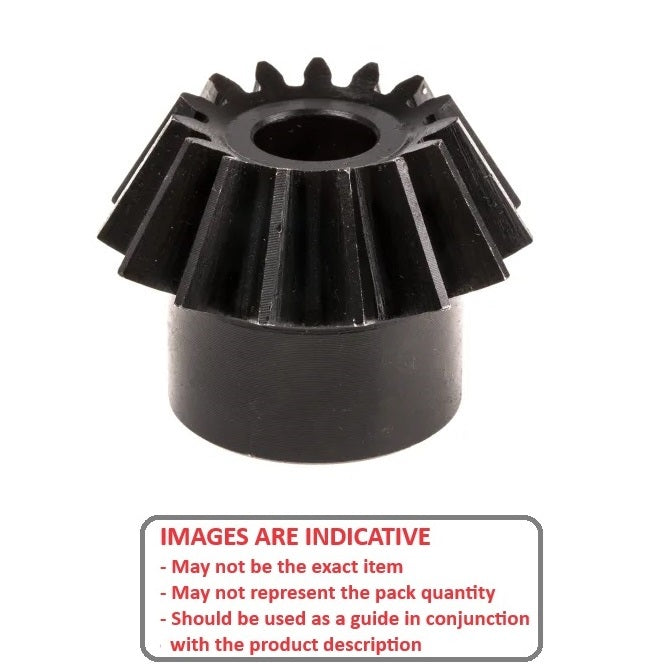 1039197 | GB-21A-M4-20-200-C (Each) --- Bevel Gears - Ratio 2 to 1 Small Gear Only - GB-21B-M4-40-200-C - 40 Tooth Gear - Module 4 - Steel Gear
