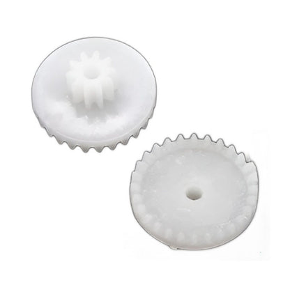 1139051 | GCR-015-M05-020-019-P (PK-50) --- Crown Wheel Module 0.5 Plastic Gears - 28 tooth - 10 tooth - 1.9 mm - POM Plastic Gear