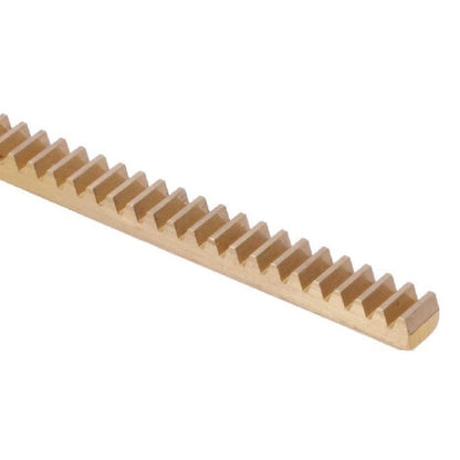 1224923 | RK50B5-0810 (Each) --- Rack Gears - 505x8x10 mm Metric - Brass
