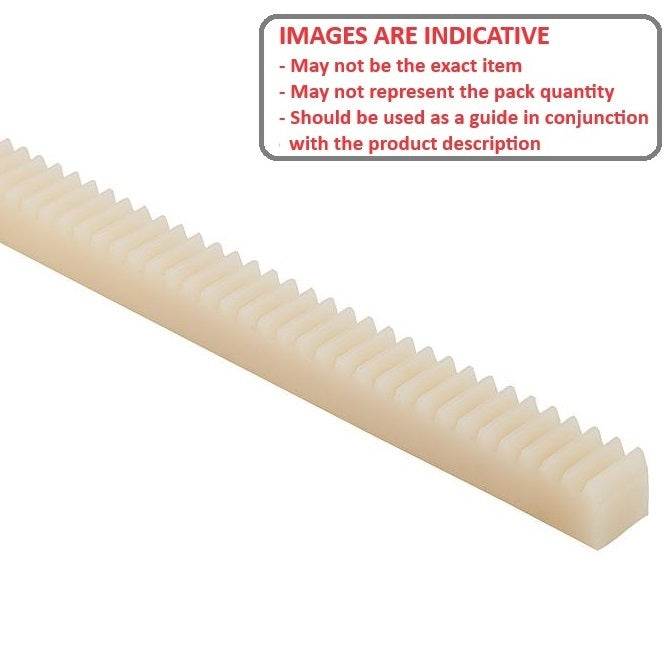 1219609 | GR-V48-03-0305-03-N (Each) --- Rack Gears - 304.8x3.175x3.175 mm Imperial - Nylon 101
