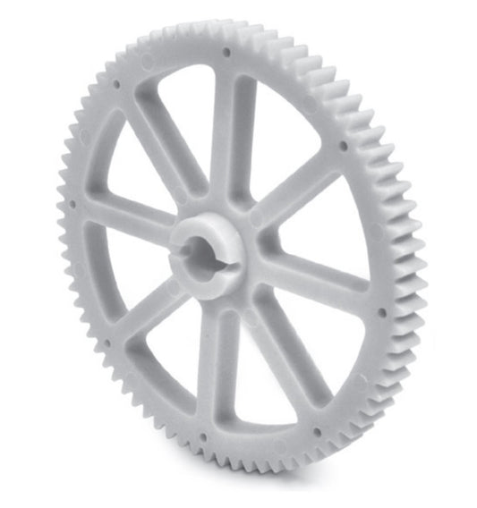 Spur Gears - 76 tooth - 120.65x12.7 mm Hubbed - Glass Filled Acetal Gear