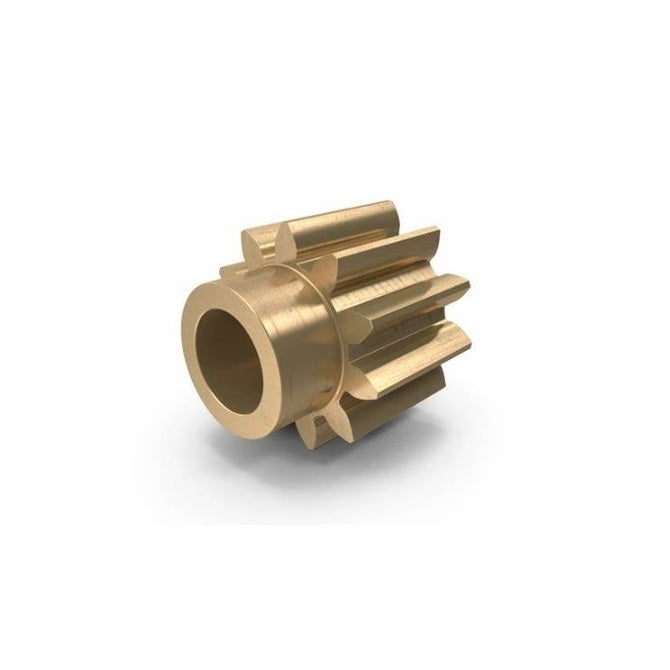 Spur Gears - 18 tooth - 19.05x4.762 mm Hubbed - Brass Gear