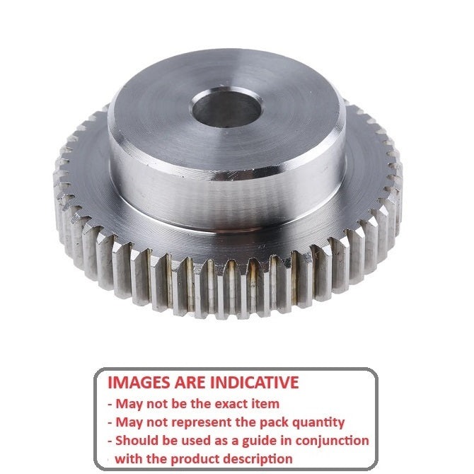 1150347 | G038B-036-D24-032-064-S3 (Each) --- Spur Gears - 36 tooth - 38.1x6.35 mm Hubbed - Stainless Steel 303/304 Similar to A2, 18-8 HRB80 Gear