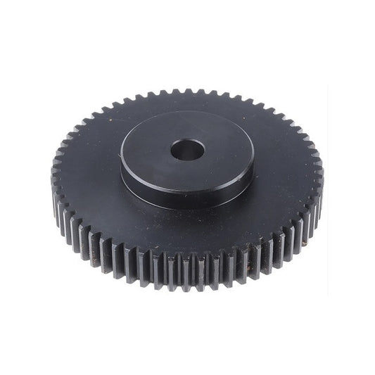 Spur Gears - 80 tooth - 80x18 mm Hubbed - Carbon Steel S45C Gear