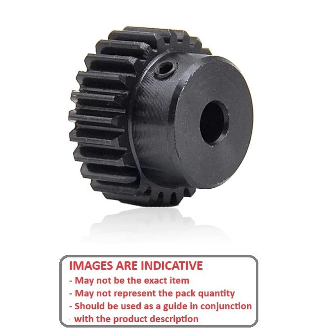1196206 | G120B-120-M1-100-320F-CG (Each) --- Spur Gears - 120 tooth - 120x32 mm Hubbed - Carbon Steel S45C Gear